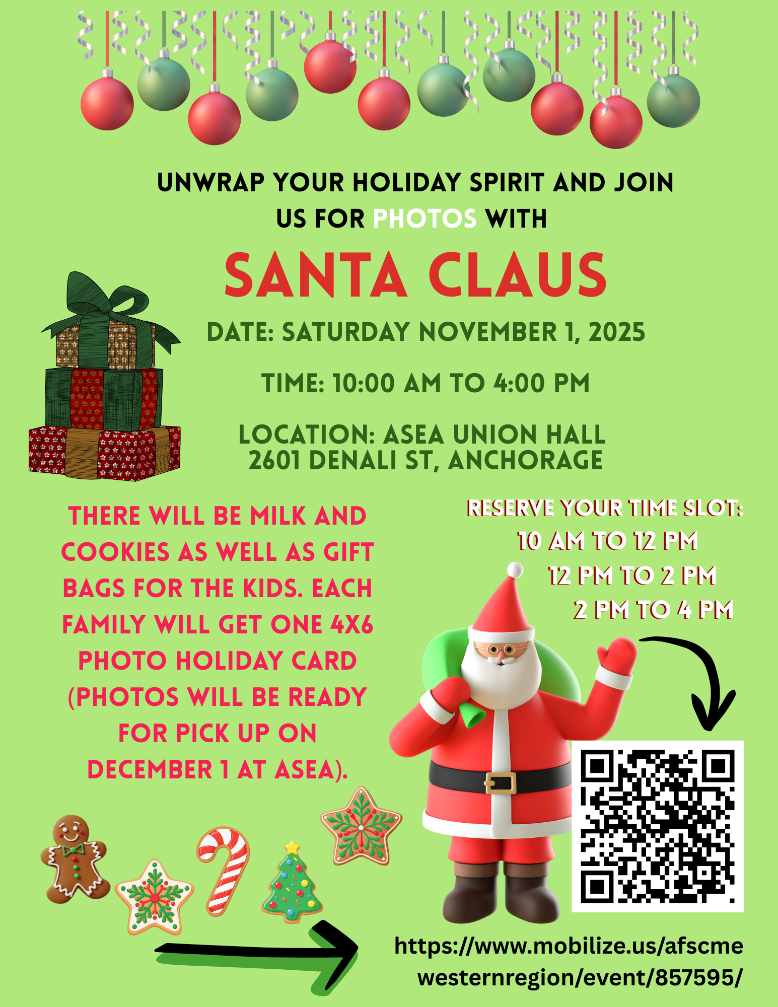 ASEA Anchorage Chapter 2025 Photos with Santa